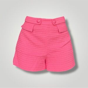Moschino Pink Waffle Textured Shorts